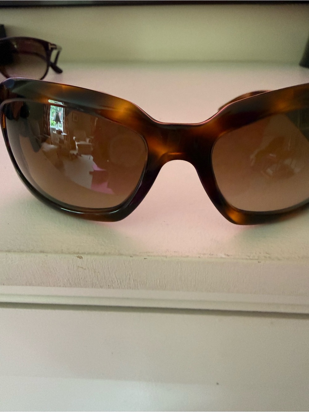 Bulgari Tortoiseshell Brown Sunglasses with Silver Hardware - Picture 2 of 5